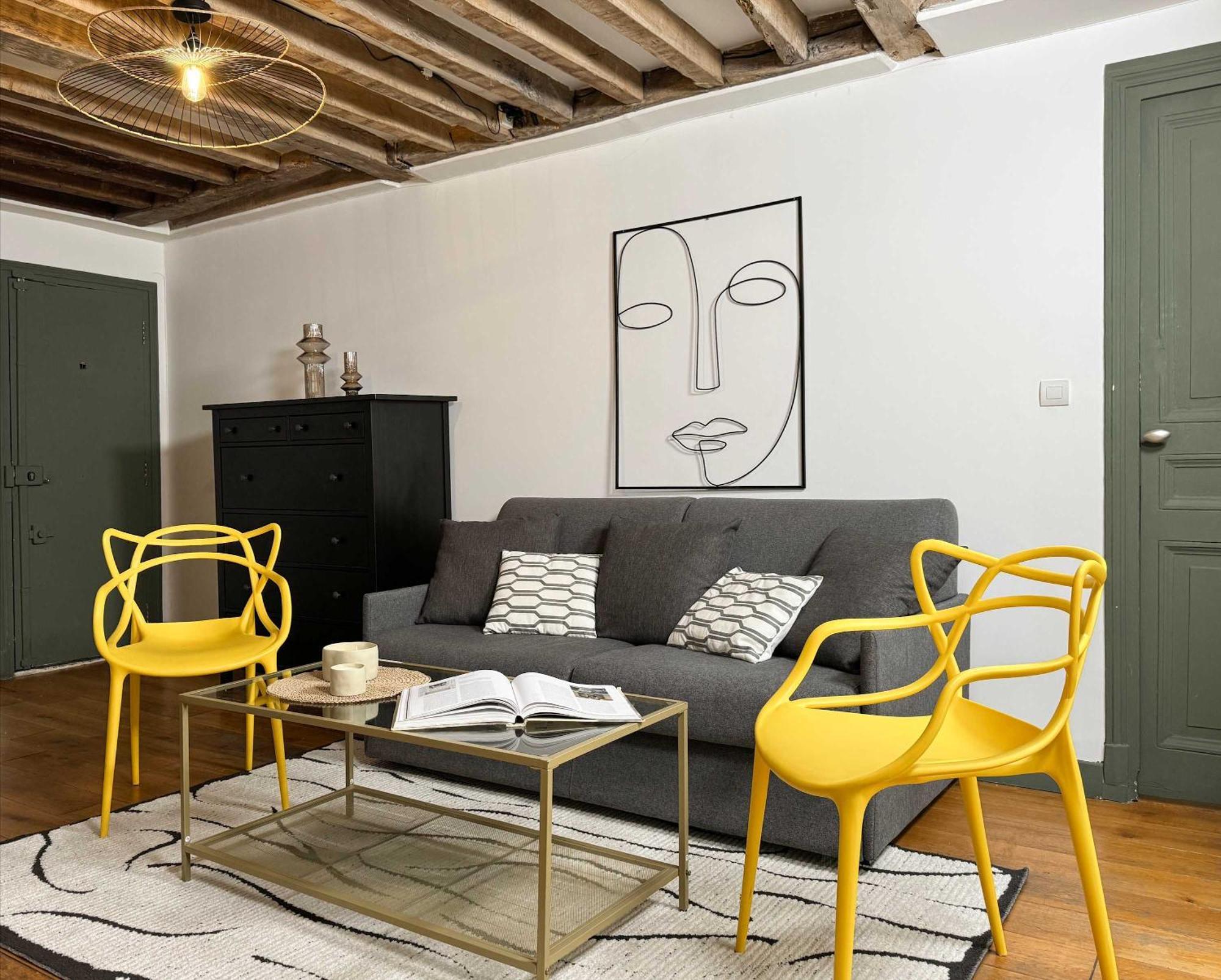 Appartamento Unique Authentic In Le Marais *